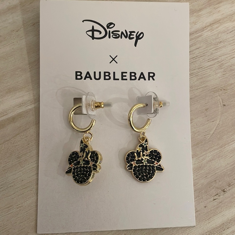 Disney x Baublebar Minnie Mouse witch earrings